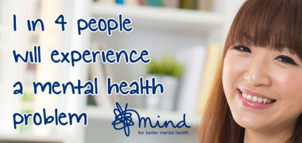 Mind provides information and support about how to deal with mental health issues